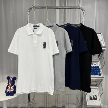 Ralph Lauren拉夫勞倫小熊刺繡polo 保羅短袖T恤半袖 保羅po...