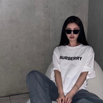 BURBERRY 巴寶莉 23SS 新品推薦 BUR字母發泡印花 短袖T恤