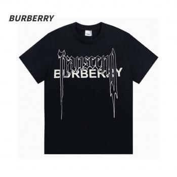 Burberry 巴寶莉限定款新款流淌字母印花短袖T恤