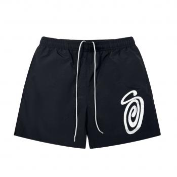 Stussy 23SS 斯圖西捲曲S字母logo蚊香短褲