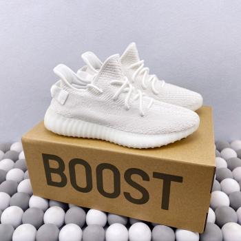 純原 AD Yeezy Boost 350 白冰激淩鞋子