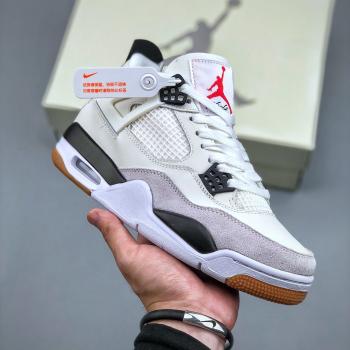 Air Jordan 4 Retro 白黑鞋子