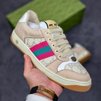 Gucci Distressed Screener sneaker 經典原型...