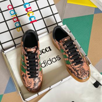 Adidas/GUCCI三叶草/古驰跨界联名款 德训鞋 情侣款 休闲运动 板...