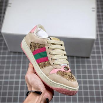 Gucci Distressed Screener sneaker古馳小髒鞋...