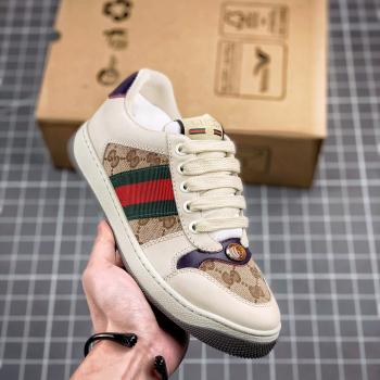 Gucci Distressed Screener sneaker 经典原型...