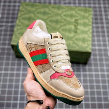 Gucci Distressed Screener sneaker 经典原型...